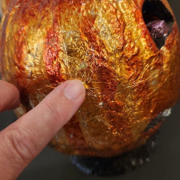 CRACKER BARREL MASQUERADE PARTY Light Up Halloween Jack O Lanterns FLAWED - Picture 11 of 16